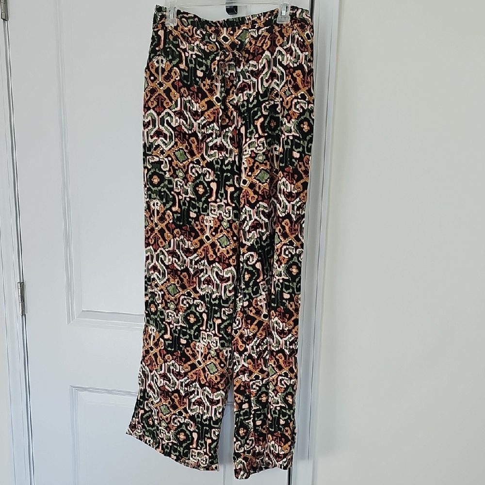Stylish Multicolor‎ Patterned Women's Pants